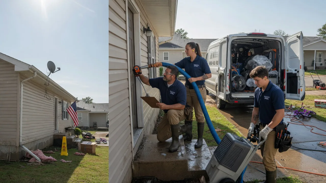 Ceiling Water Damage Restoration in Humphrey, AR near me